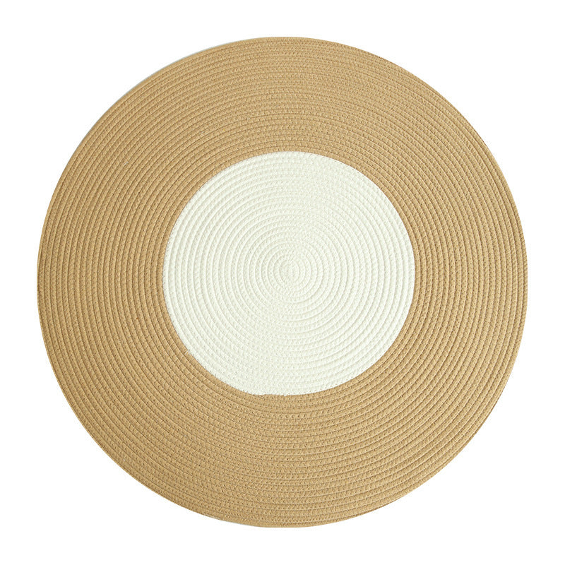 Round Jute Rug with Fringes Stornfield