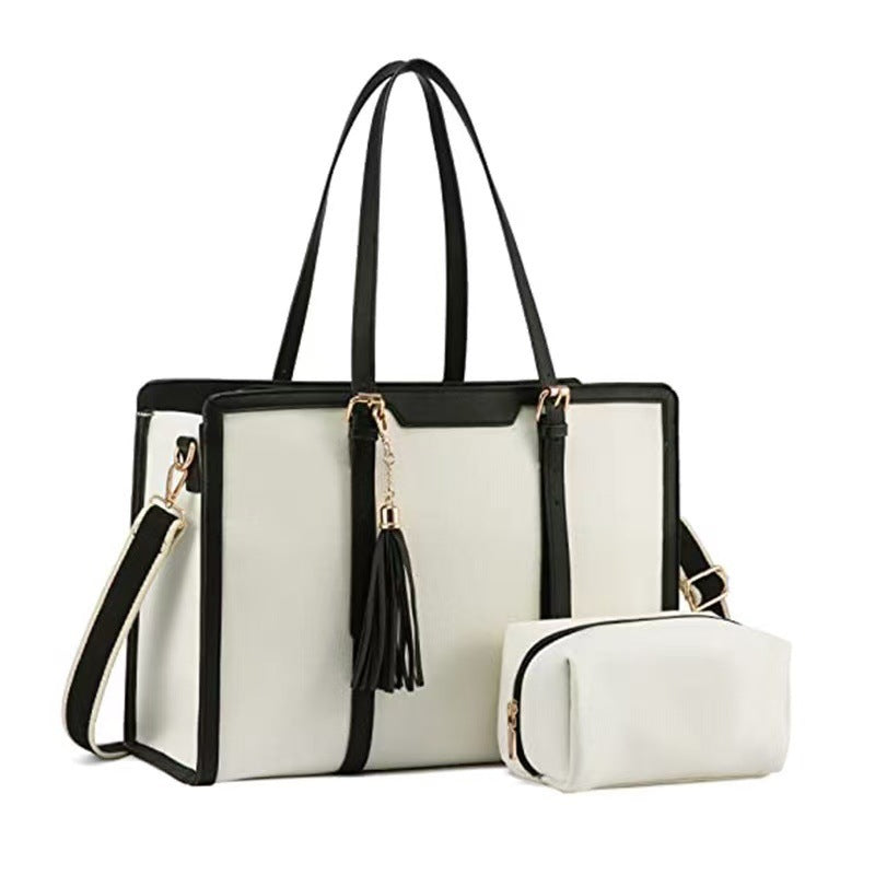 Elegant and Spacious Handbag with Removable Cosmetic Pouch Stornfield