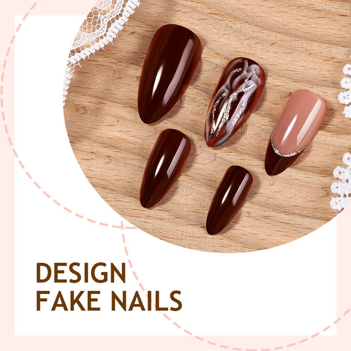 Artificial Nail Sticker Set with Elegant Designs Stornfield