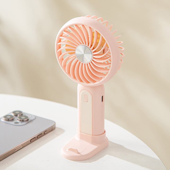 Unisex portable hand cooling fan with Peltier cooling module, stepless speed control and LED digital display Stornfield