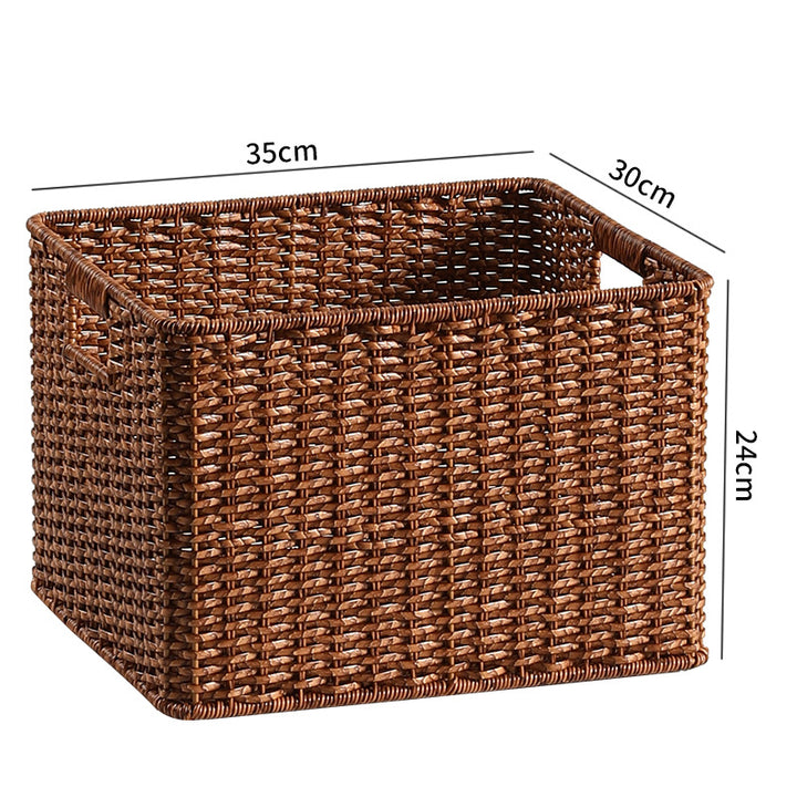 Unisex Braided Storage Basket with Practical Handles Stornfield