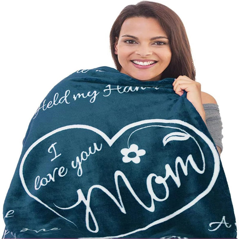Heartwarming Message Fleece Blanket