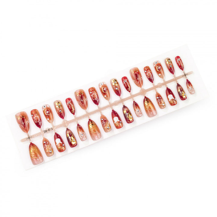 Elegant Artistic Press-On Nail Collection
