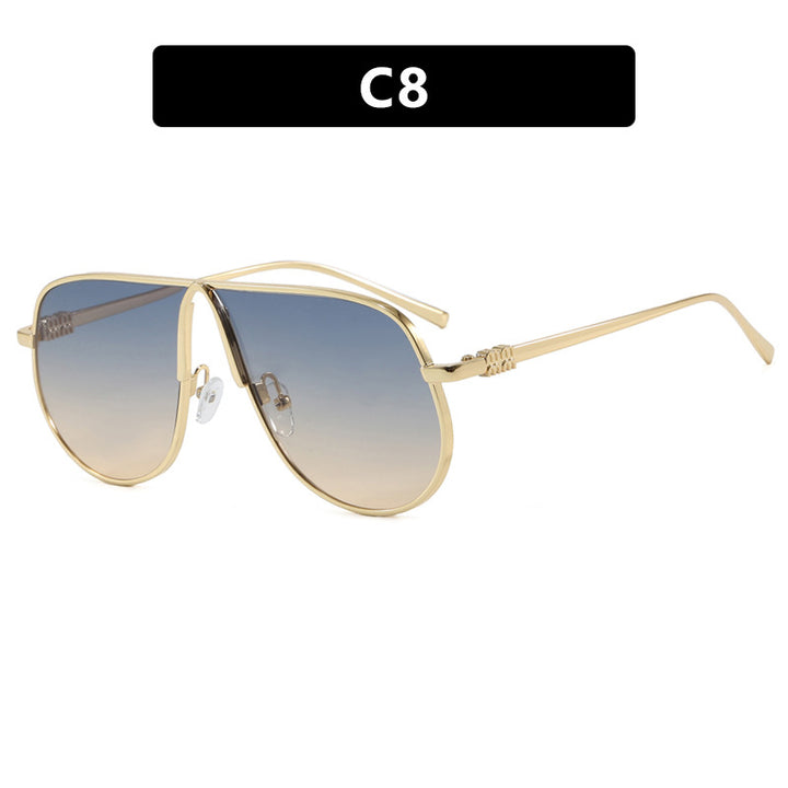 Women's pilot sunglasses with high-quality metal frame and polarized lenses Stornfield