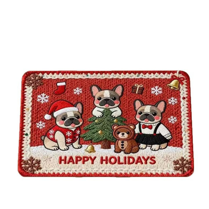 Christmas-Themed Decorative Mat
