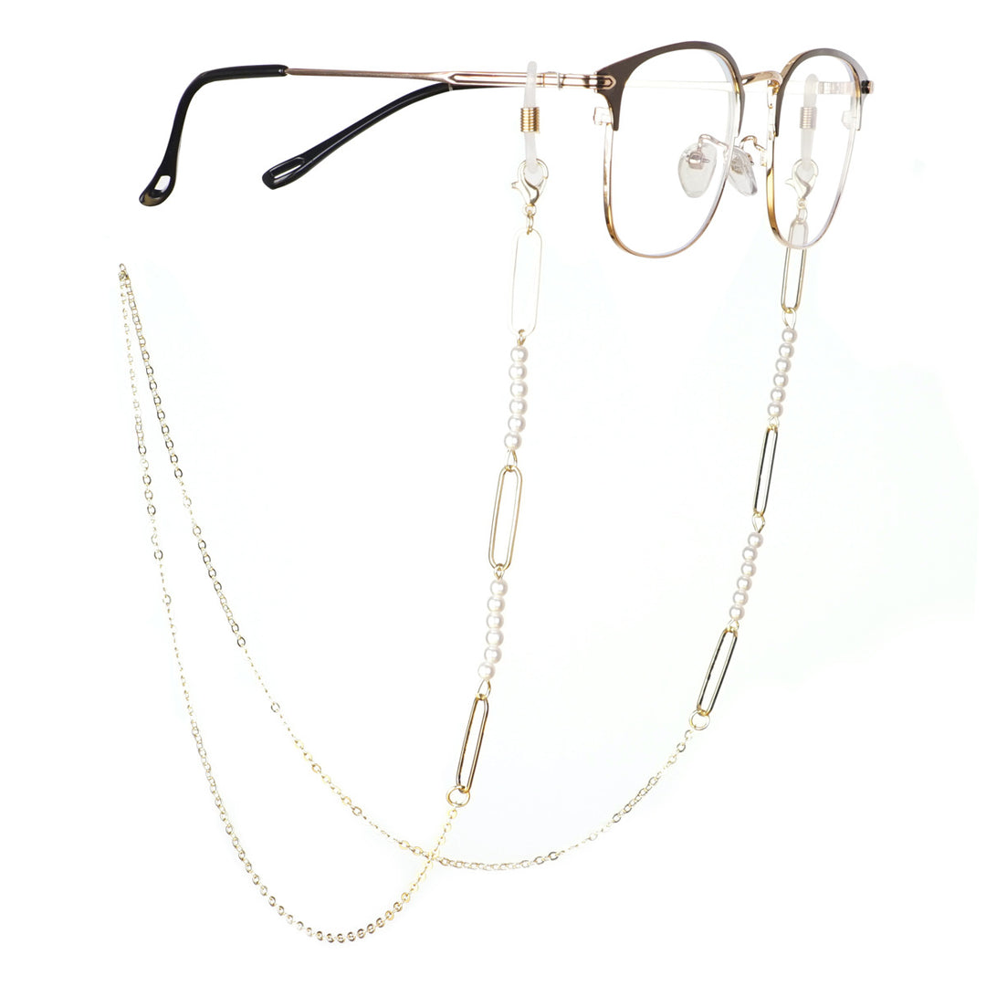 Elegant Pearl and Link Eyewear Chain Stornfield