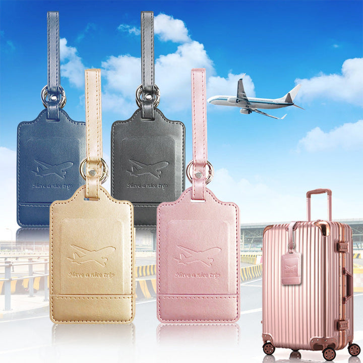 Premium PU Leather Travel Luggage Tag Stornfield