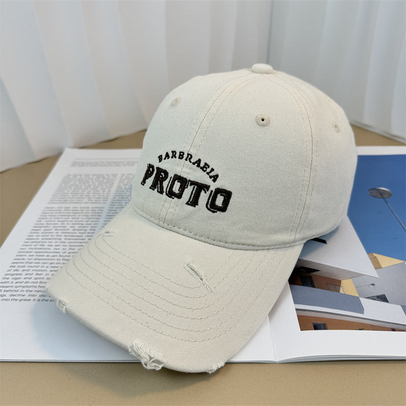 Men's Vintage-Inspired Distressed Baseball Cap Stornfield