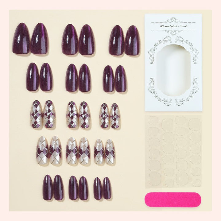 Elegant Chic Press-On Nail Set Stornfield