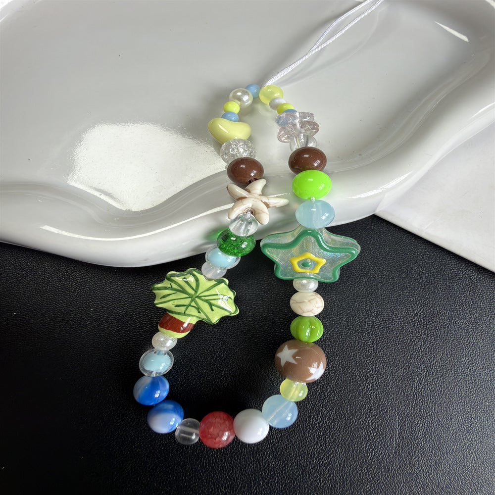 Handmade Nature-Inspired Beaded Eyewear Holder Stornfield