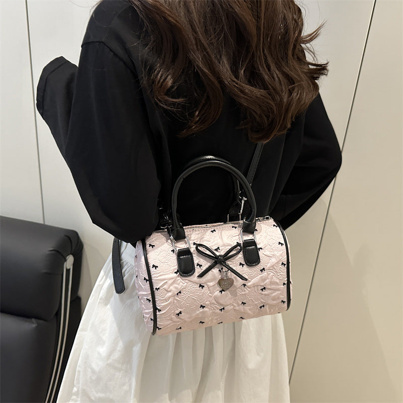Bow-Embellished Handbag