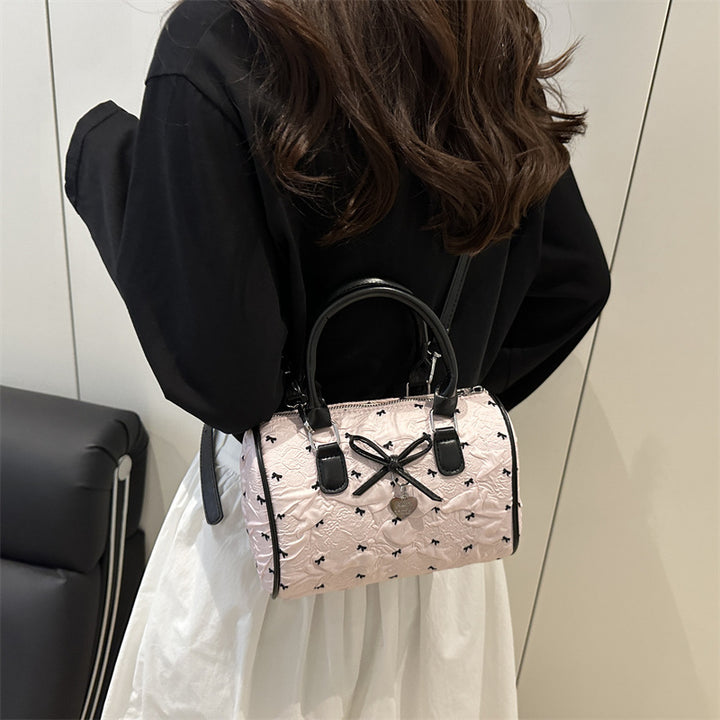 Bow-Embellished Handbag