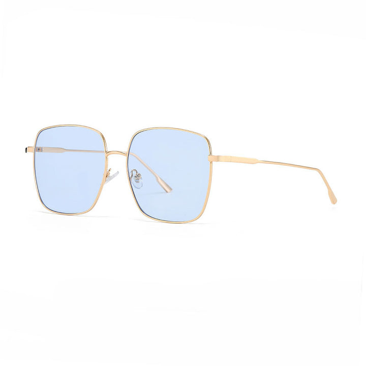 Women's sunglasses with modern square stainless steel frame and polarized lenses Stornfield