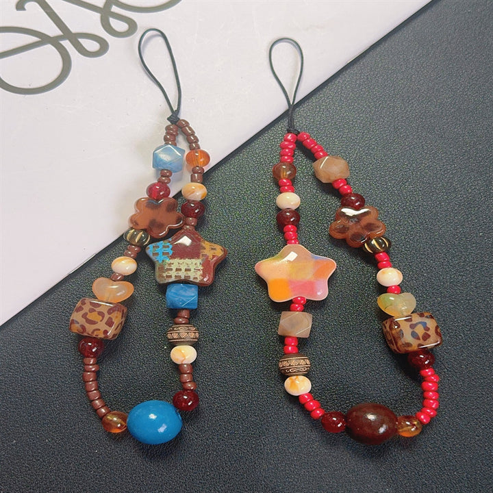 Decorative Beaded Charm Keychain Stornfield
