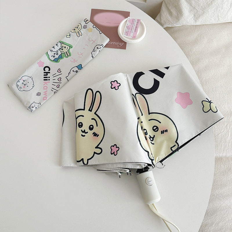 Women's Foldable Umbrella with Cute Cartoon Designs Stornfield