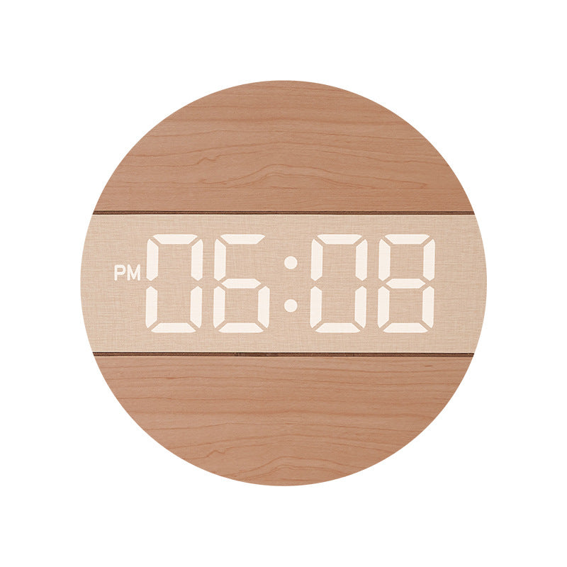 Creative digital watch in a modern wood design Stornfield