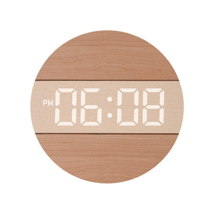 Creative digital watch in a modern wood design Stornfield