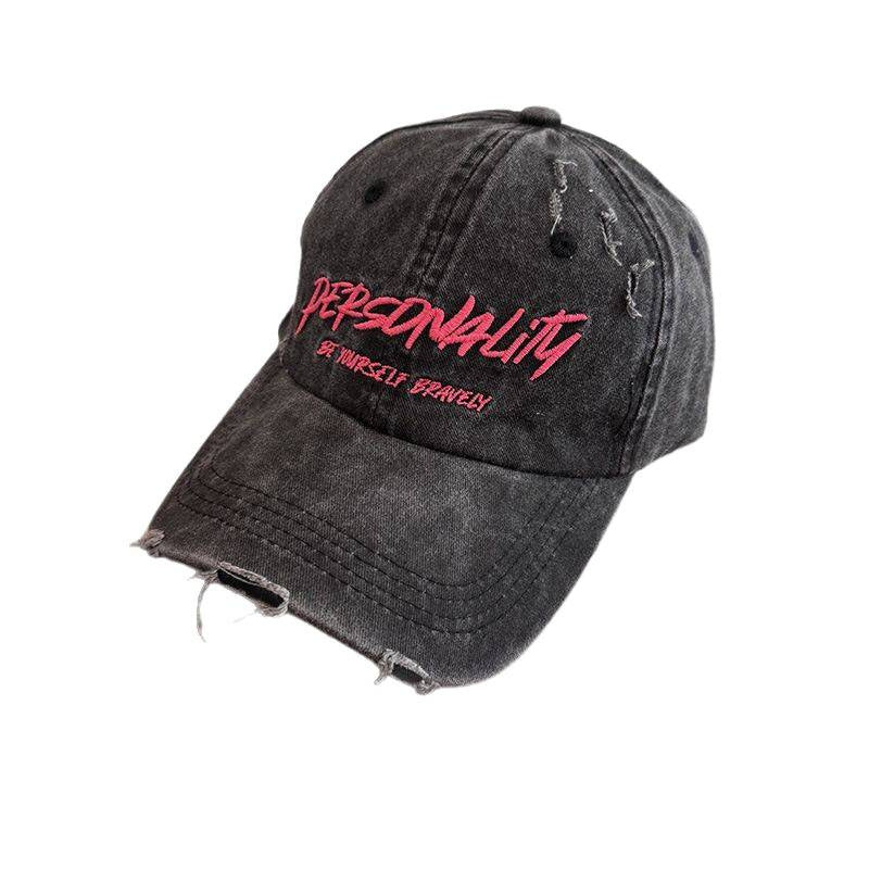 Women's Distressed Denim Adjustable Cap Stornfield