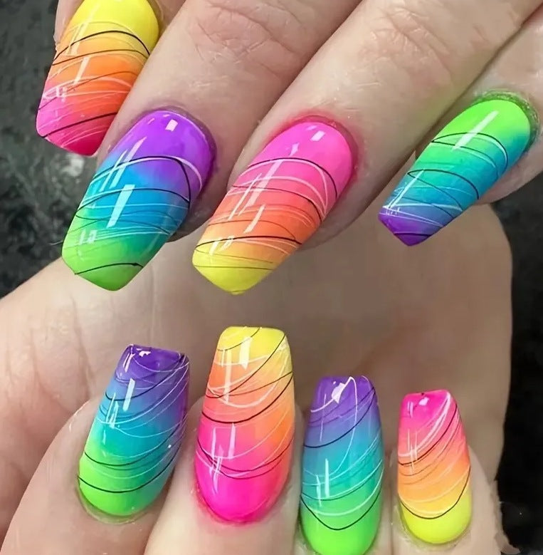 Floral Gradient Nail Art Kit Stornfield