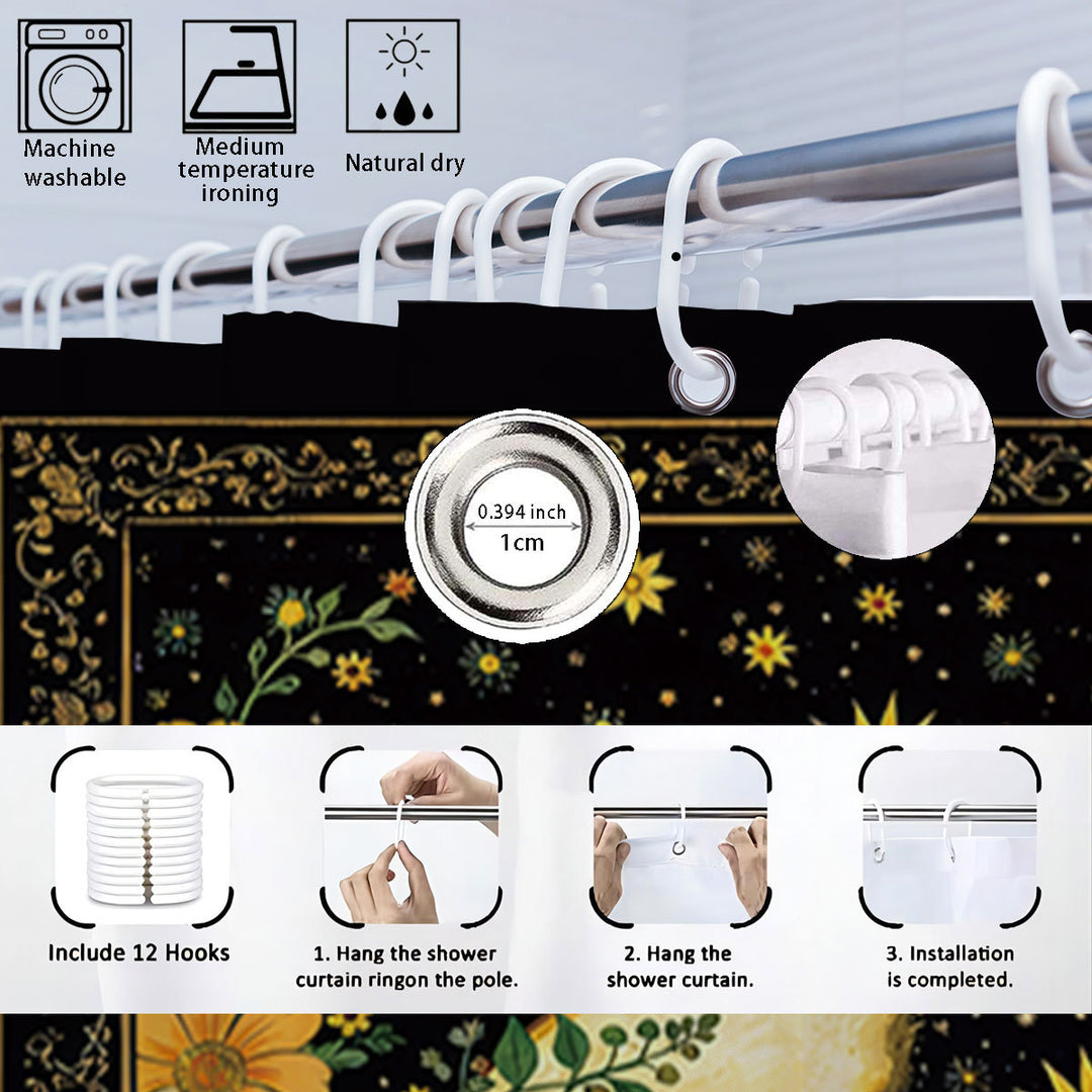 Artistic Highland Cow Bathroom Set Stornfield