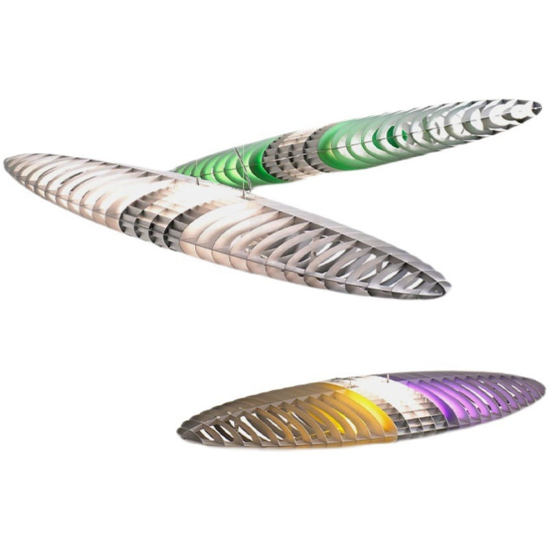 Sleek Abstract LED Chandelier