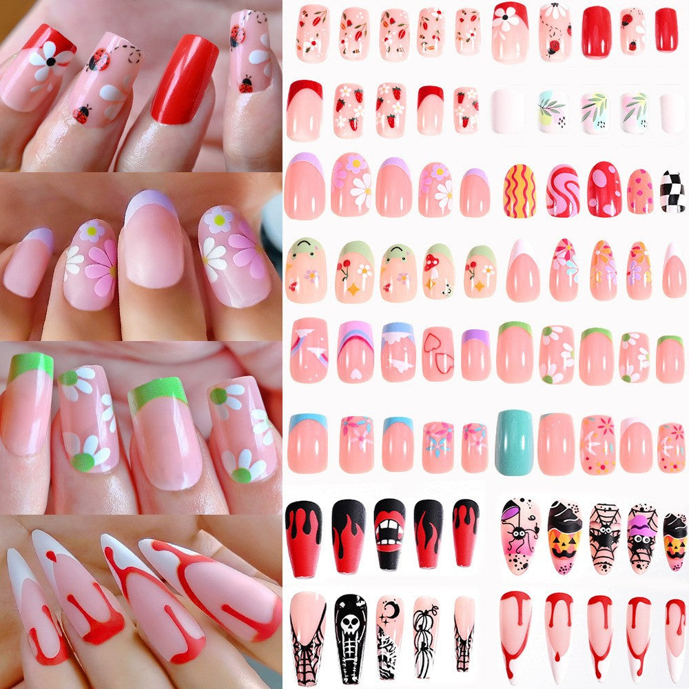 Artistic Themed Press-On Nail Collection Stornfield