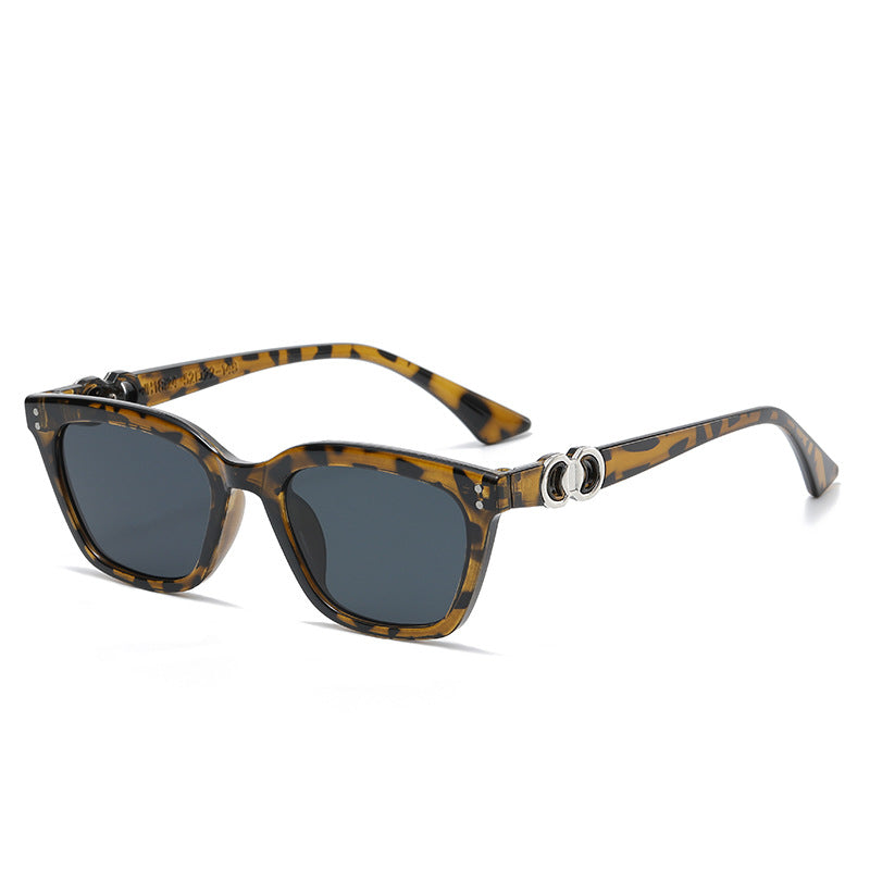 Women Elegant and fashionable sunglasses with decorative metal frame Stornfield