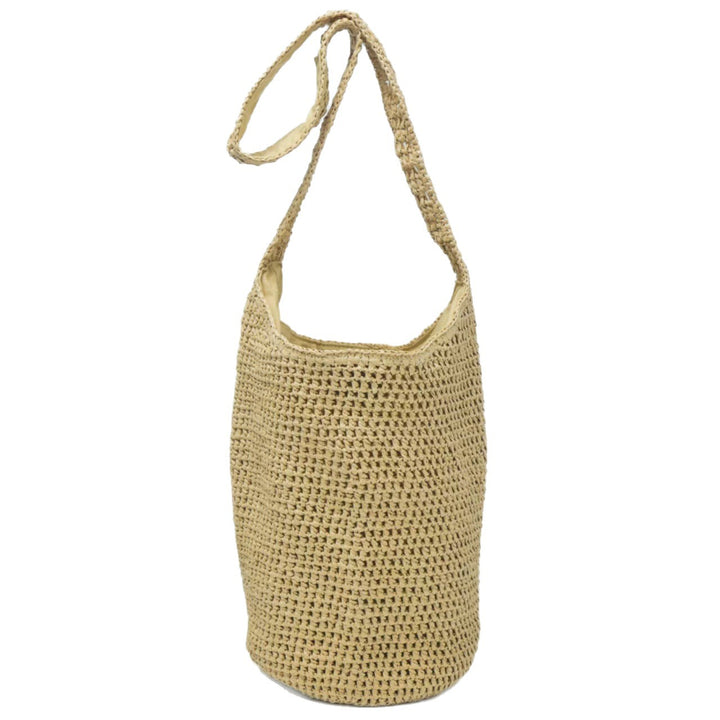 Hand-knotted shoulder bag with modern design Stornfield