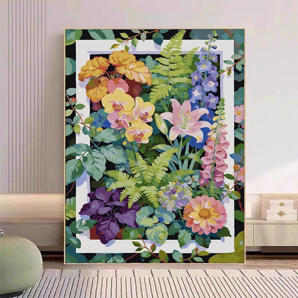 Floral Botanical Canvas Art Print Stornfield
