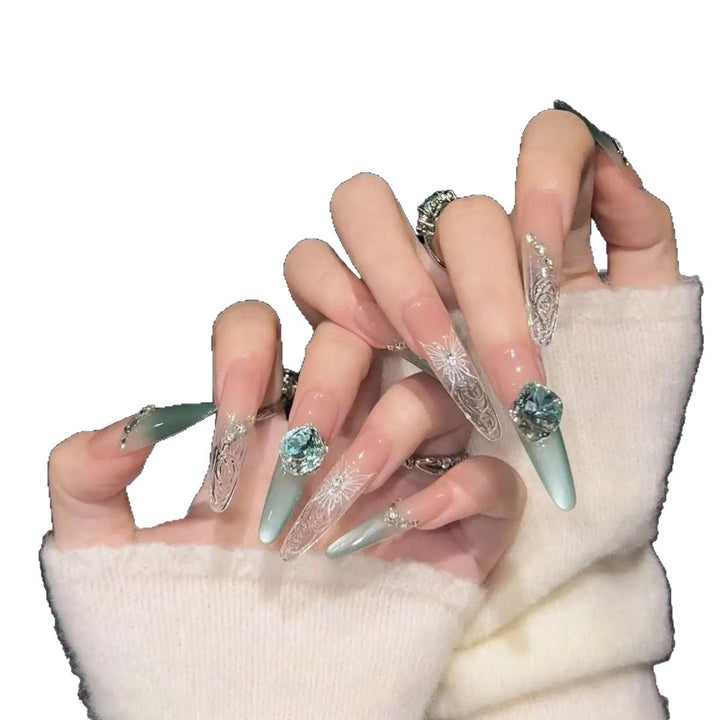 Premium Decorative Stiletto Nail Enhancements