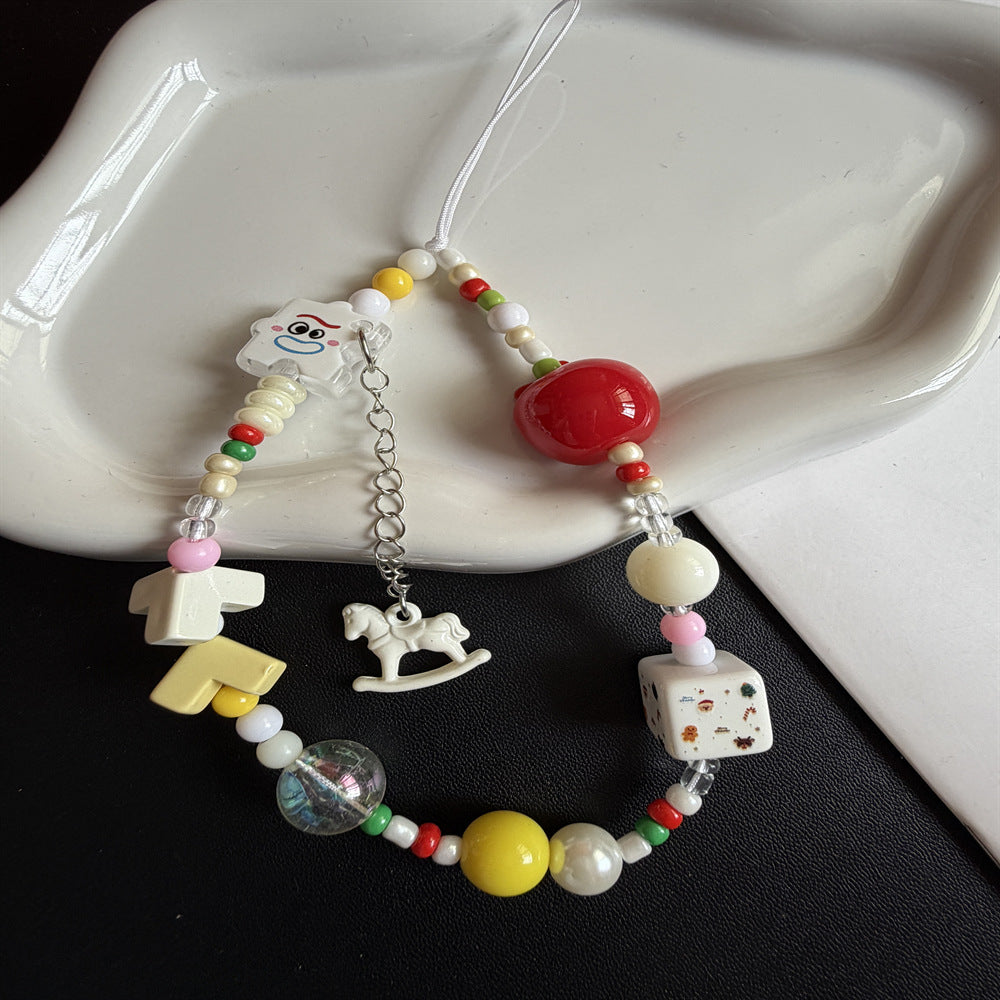 Playful Beaded Charm Necklace Stornfield 1790135677