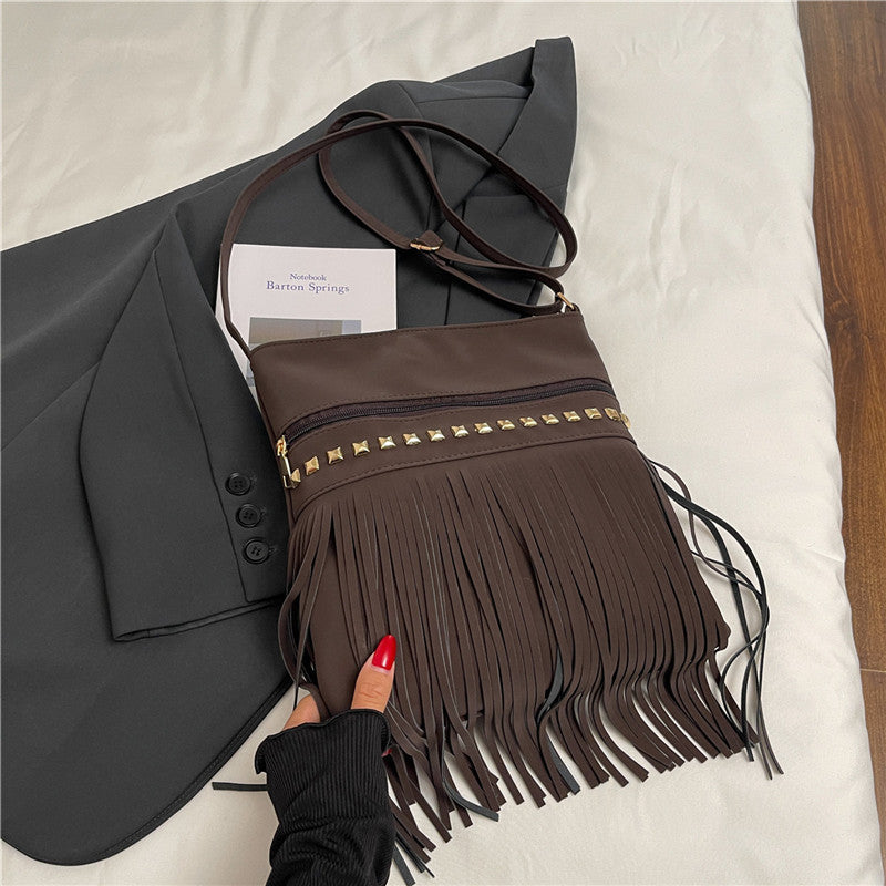 Stylish Fringe Crossbody Bag Stornfield