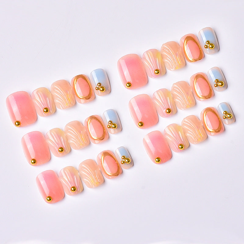 Elegant Decorative Press-On Nail Art Set Stornfield