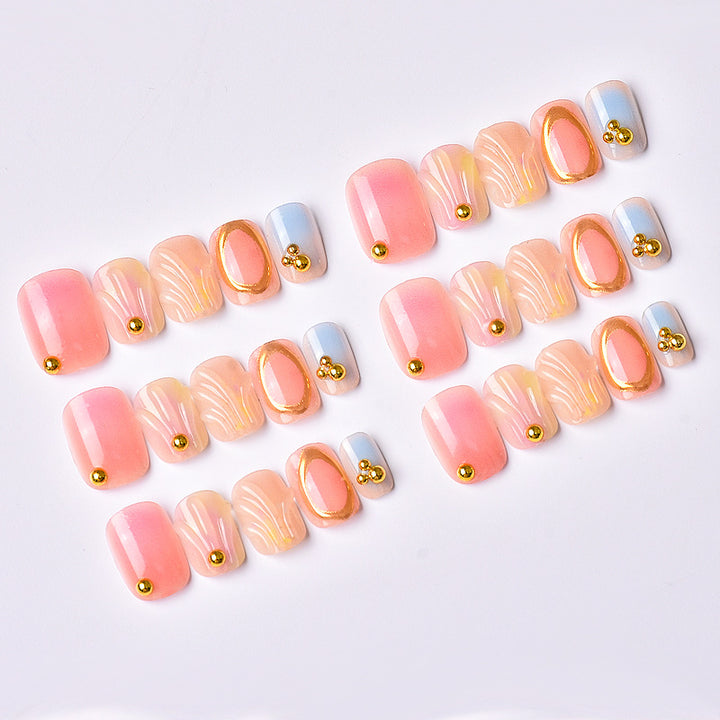 Elegant Decorative Press-On Nail Art Set Stornfield