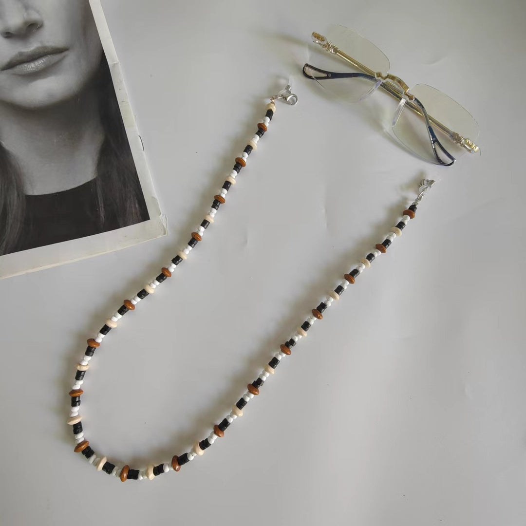 Glasses holder chain made of high-quality pearls Stornfield
