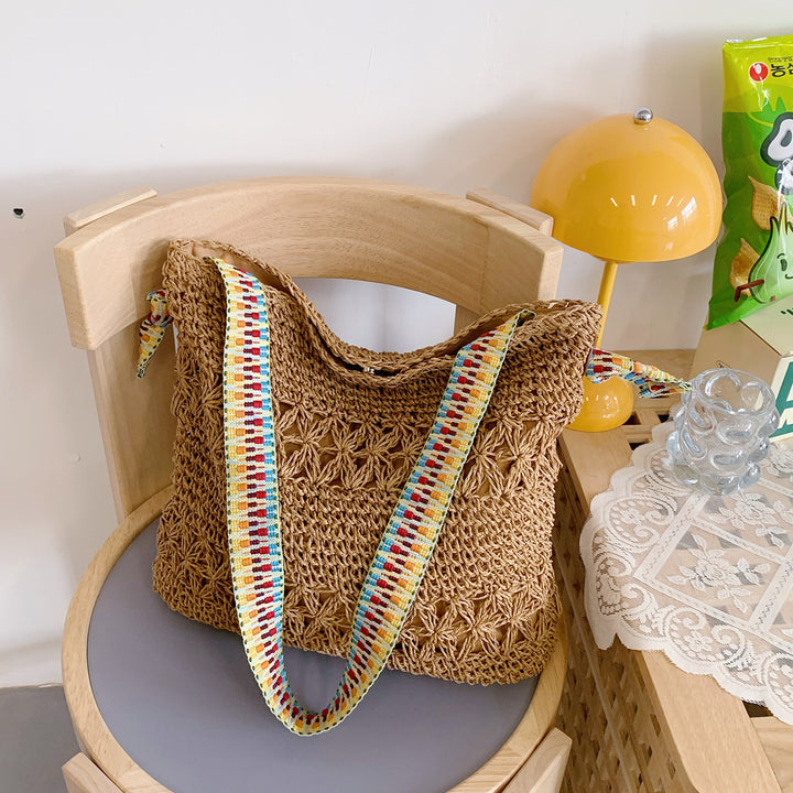 Handcrafted Straw Tote Bag