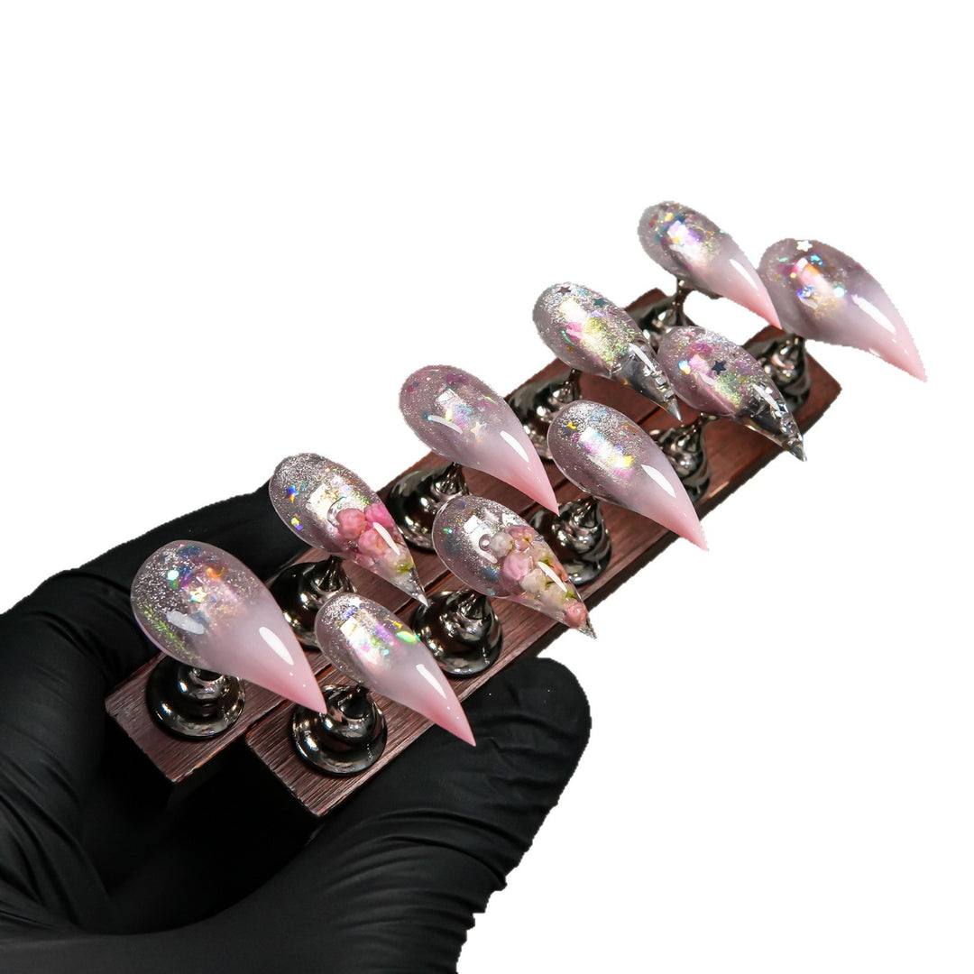 Stiletto Press-On Nail Art Set