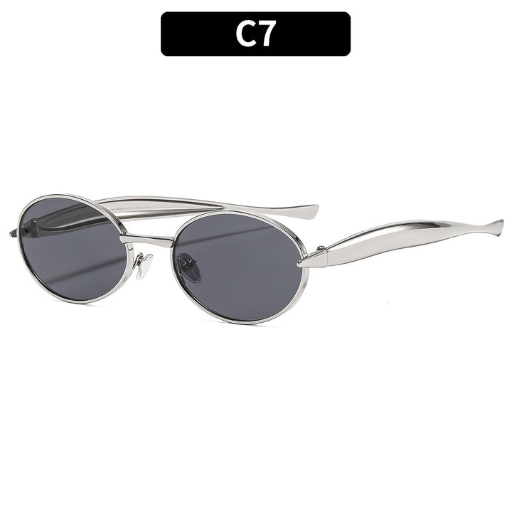 Elegant Oval Frame Eyewear
