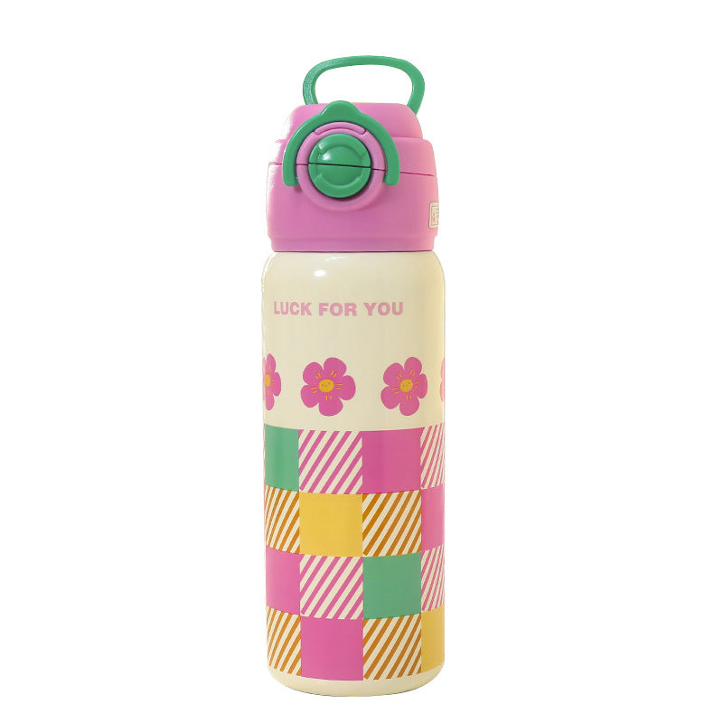 Unisex Insulated Drinking Bottle with Cute Animal Design Stornfield