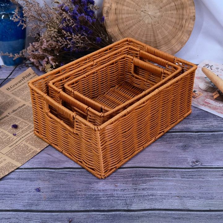 Ladies elegant woven storage basket set Stornfield
