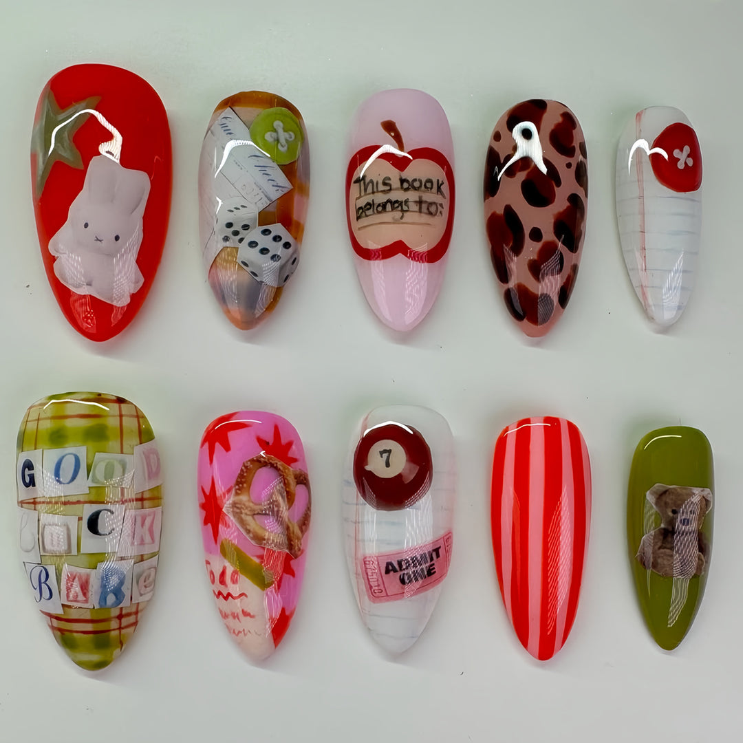 Thematic Artisan Press-On Nail Set Stornfield