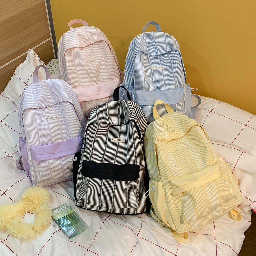 Stylish Striped Design Backpack Stornfield