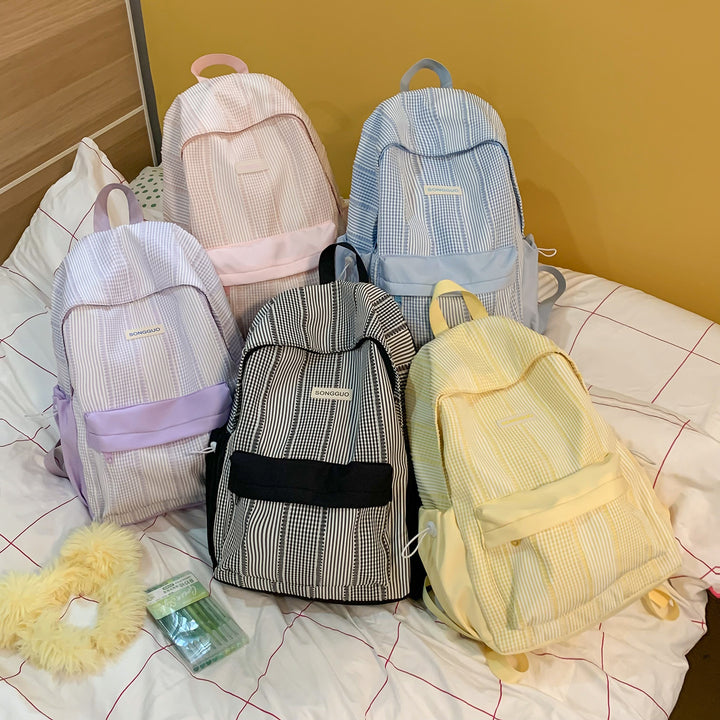 Stylish Striped Design Backpack Stornfield