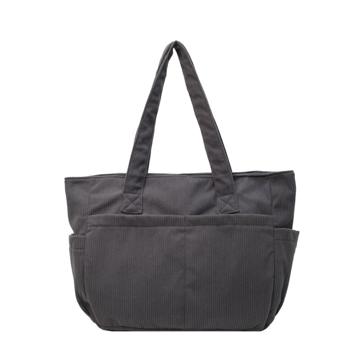 Multifunctional shoulder bag with large outer pockets Stornfield