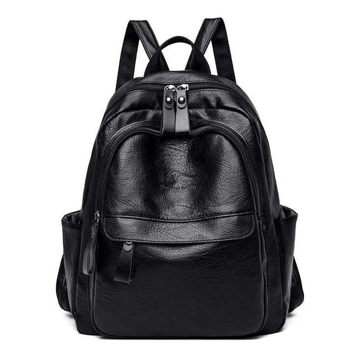 Premium Leather Travel Backpack Stornfield