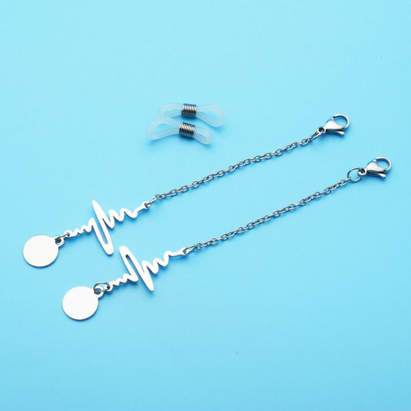 Stylish Heartbeat Design Dangle Earrings Stornfield