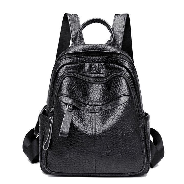 Multi-Compartment Textured Backpack Stornfield