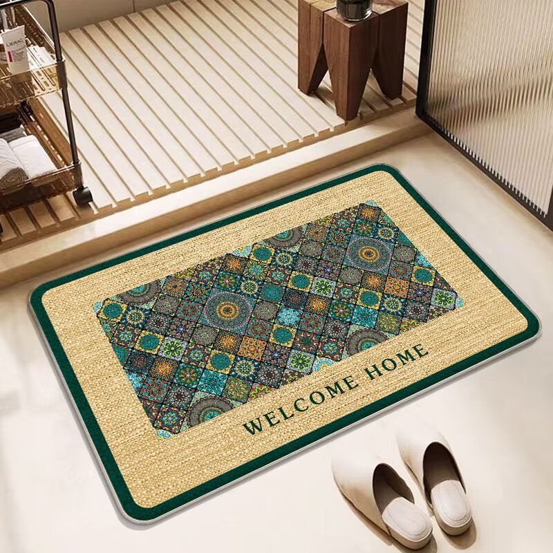 Butterfly-Inspired Decorative Bath Mat Stornfield