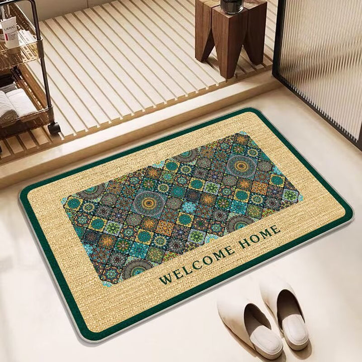 Butterfly-Inspired Decorative Bath Mat Stornfield