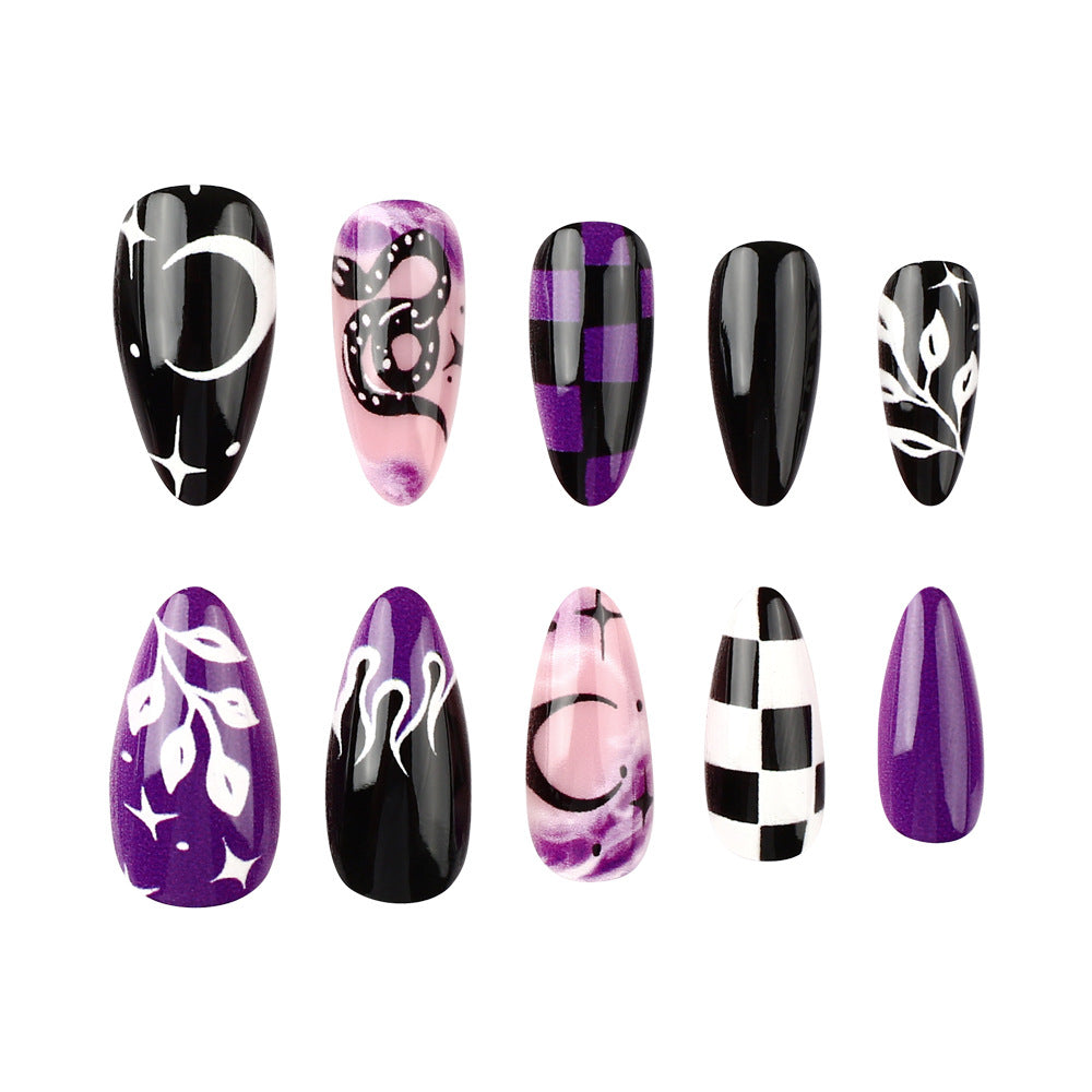 Artistic Checkerboard Nail Art Stornfield